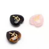 Engraved Egyptian Ankh Cross Reiki Healing Crystal Jewelry