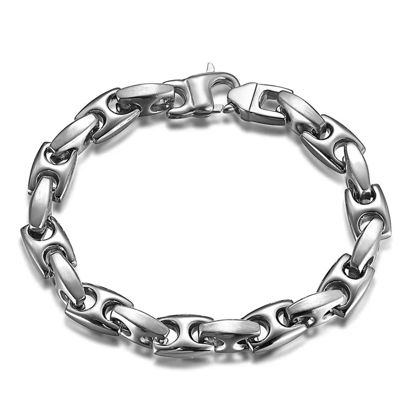Men's Metal Link Chain Bracelet Jewelry