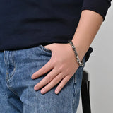 Men's Metal Link Chain Bracelet Jewelry