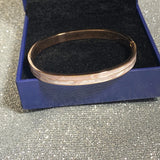 Mother Pearl Shell 18K Rose Plated Woman Bangle