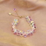 Austrian Crystal Bracelet Stretchable Adjustable Fashion Jewelry