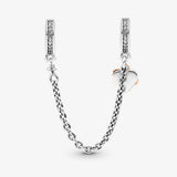 Autumn Charm S925 Family Heart Safety Chain Charms Pendant