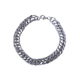 Steel Man Character Charm Bracelet Jewelry