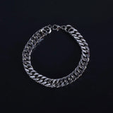Steel Man Character Charm Bracelet Jewelry