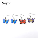 Anime Genshin Impact Characters Epoxy Acrylic Fish Hook Earrings