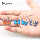Anime Genshin Impact Characters Epoxy Acrylic Fish Hook Earrings