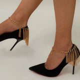 Vintage Tassels Ankle Bracelet Chain Anklet for Women
