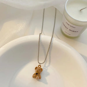 Women's Bear Hanger Chain Jewelry - 4 Colors Zirkoon Copper Chains