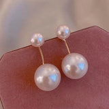 Artificial Pearl Pendant Earrings for Women - Party Jewelry