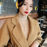 M Letter Pendant Titanium Steel Necklace for Women
