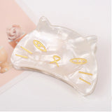 Acrylic Cartoon Cat Hair Claw Clip Hairpin Hairwear For Women