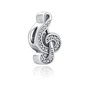 Zircon Bicycle Dumbbell Roller Pendant Beads for Charm Bracelet DIY