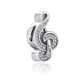 Zircon Bicycle Dumbbell Roller Pendant Beads for Charm Bracelet DIY
