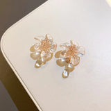 Acrylic Flowers Ear Clip Fine Women Earrings