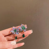 Acrylic Flowers Ear Clip Fine Women Earrings
