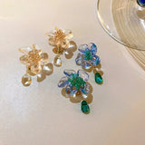 Acrylic Flowers Ear Clip Fine Women Earrings