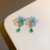 Acrylic Flowers Ear Clip Fine Women Earrings