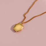 Stainless Steel Female Body Muscle Pendant Necklace