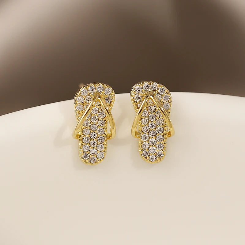Mini Shoes Stud Earrings for Women, Unusual Party Jewelry