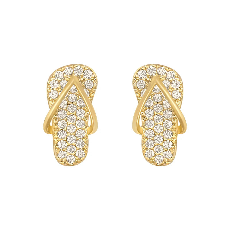Mini Shoes Stud Earrings for Women, Unusual Party Jewelry