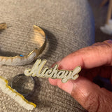 Customized Name Bangle Stainless Steel Bracelet - Personalized Gift