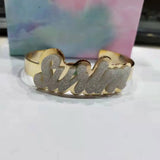 Customized Name Bangle Stainless Steel Bracelet - Personalized Gift