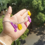 Name Pendant Necklace Personalized Sweet Acrylic Letter Necklace
