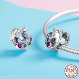 Squirrel Elephant Snake Unicorn Charm DIY Bead for Charms 925 Bracelet