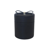 Cylindrical Three Jewelry Storage Box Bowknot Jewelry Portable Box