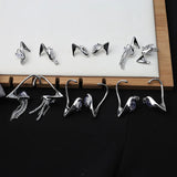 Elf Ear Hooks Punk Fairy Clip Earrings Tassel Goth Ear Cuffs Jewelry