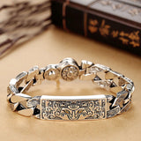 Jinbao Paixiu Men's Silver Bracelet Retro Bracelet Jewelry