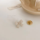 Summer Girl's Bow Brooch Anti Light Button Pin