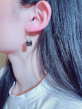 Zircon Flower Earrings for Women Dress Party Jewelry