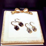 Zircon Flower Earrings for Women Dress Party Jewelry