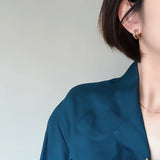 Metal Arc Earrings for Women Girls
