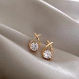 Zircon Drop Earrings Jewelry Party Girls