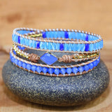 Fancy Femme Wrap Bracelets Rhinestone Leather Wrap Bracelet