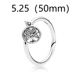 925 Silver Tree of Life Bead Bracelet, Female Jewelry