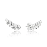 S925 Sterling Silver Bow Flower Feather Earrings for Women