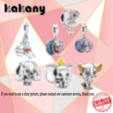 S925 Sterling Silver Animal Charm Pendants - DIY Jewelry for Women