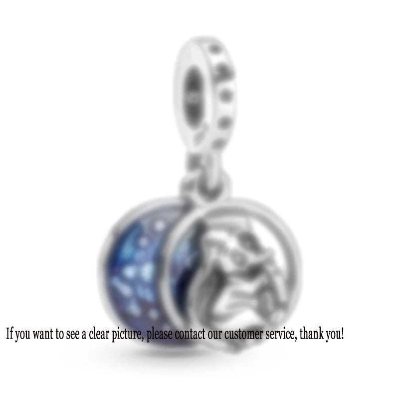 S925 Sterling Silver Animal Charm Pendants - DIY Jewelry for Women