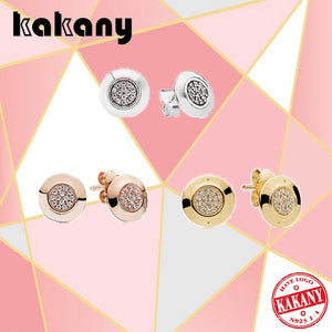 S925 Sterling Silver Stud Earrings in 3 Colors