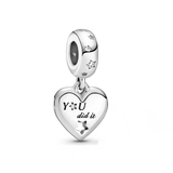 S925 Sterling Silver Love Peach Style Pendants For Girls