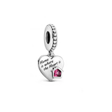 S925 Sterling Silver Love Peach Style Pendants For Girls