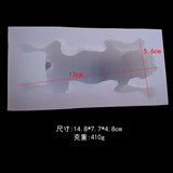 Shar Pei Pendant Silicone Mold for Jewelry Making