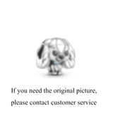 High 1:1 S925 Animal Charm Small Pendant for Women's DIY Jewelry