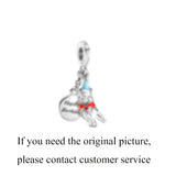 High 1:1 S925 Animal Charm Small Pendant for Women's DIY Jewelry