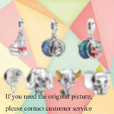 High 1:1 S925 Animal Charm Small Pendant for Women's DIY Jewelry