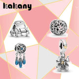 S925 Sterling Silver Pendant for Women Bracelet DIY Jewelry