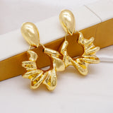 Copper Hoop Earrings Large Style High Wedding Party Jewelry